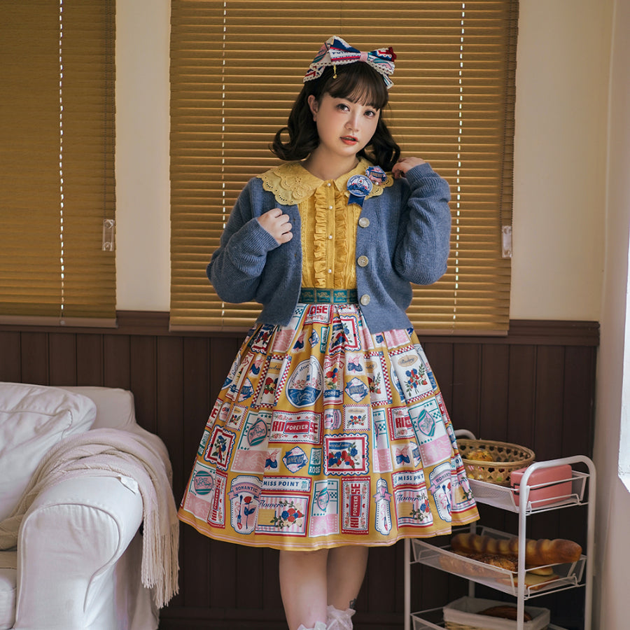 American Style Vintage Daily Lolita Skirt