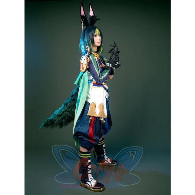 Genshin Impact Tighnari Cosplay Costume C03012 Aaa Costumes