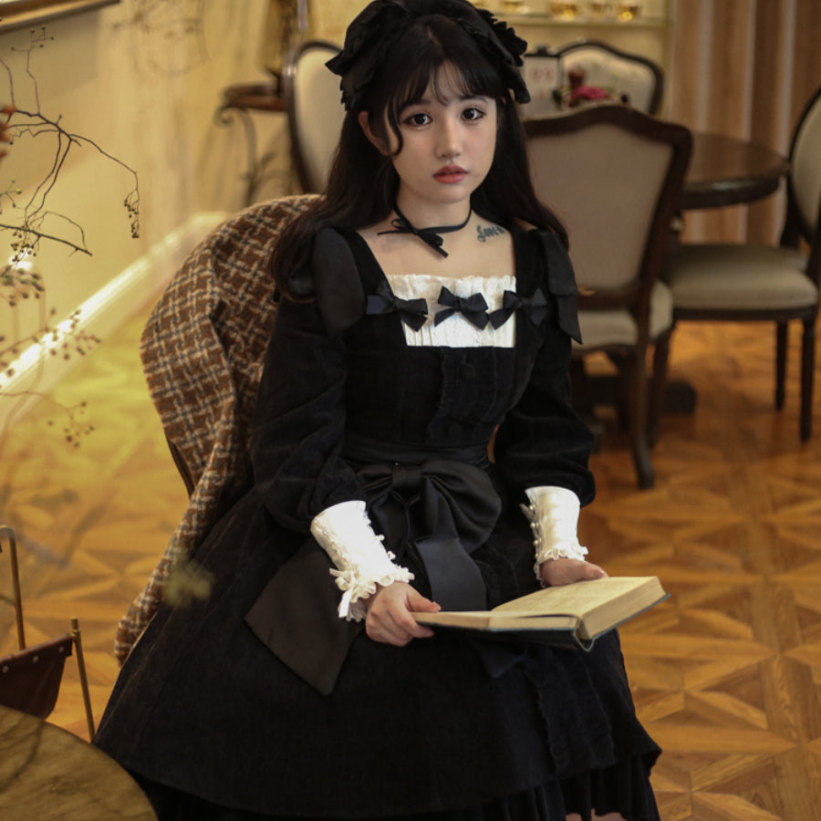 Lovely Elegant Lolita Large Size Slim Dress