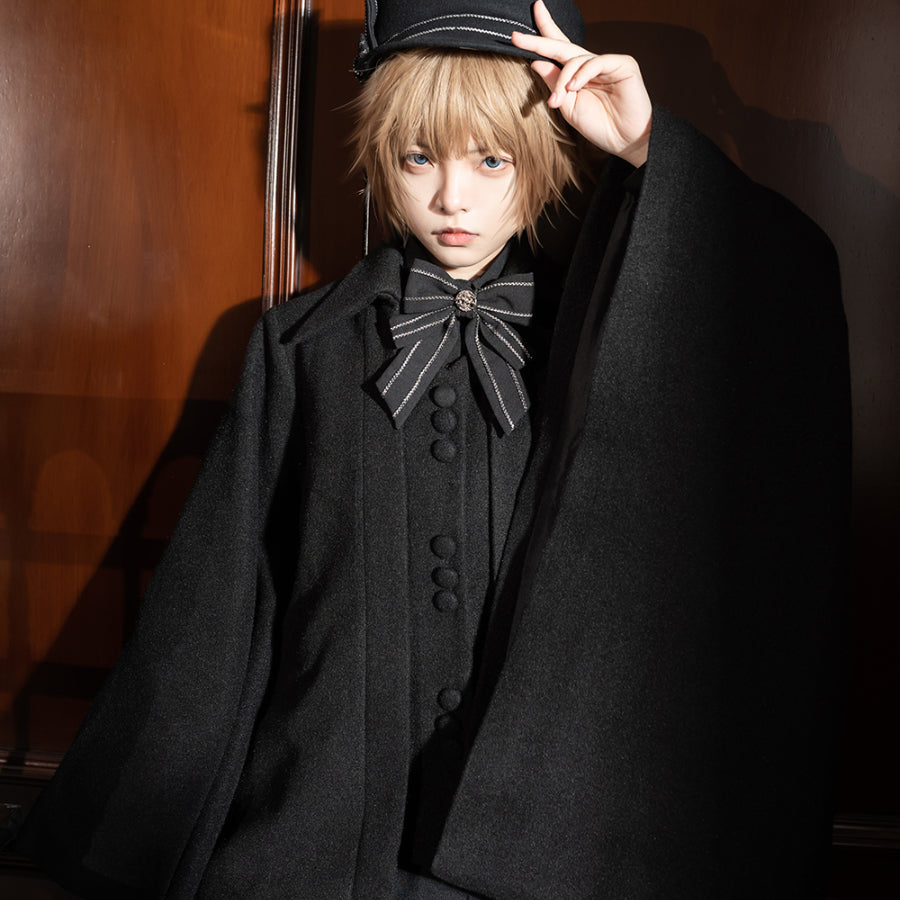 PRE-SALE Original Vintage Loose Prince Autumn Winter Woolen Coat