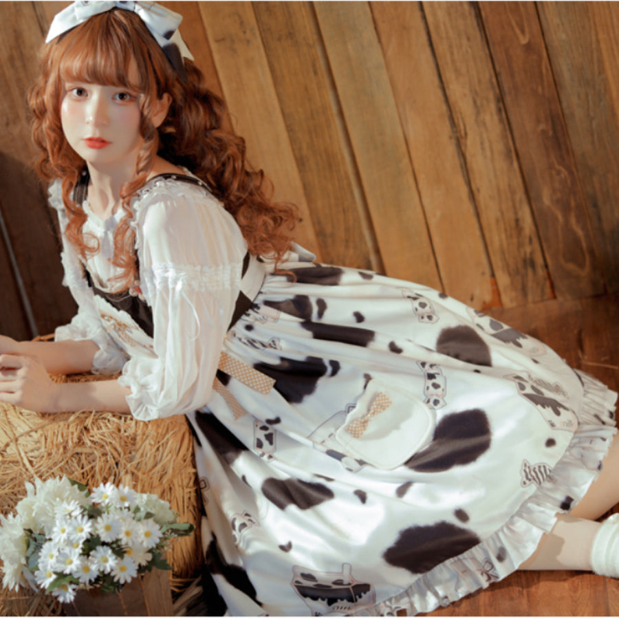 Sweet Caramel Daily Lovely Lolita Jumper Skirt