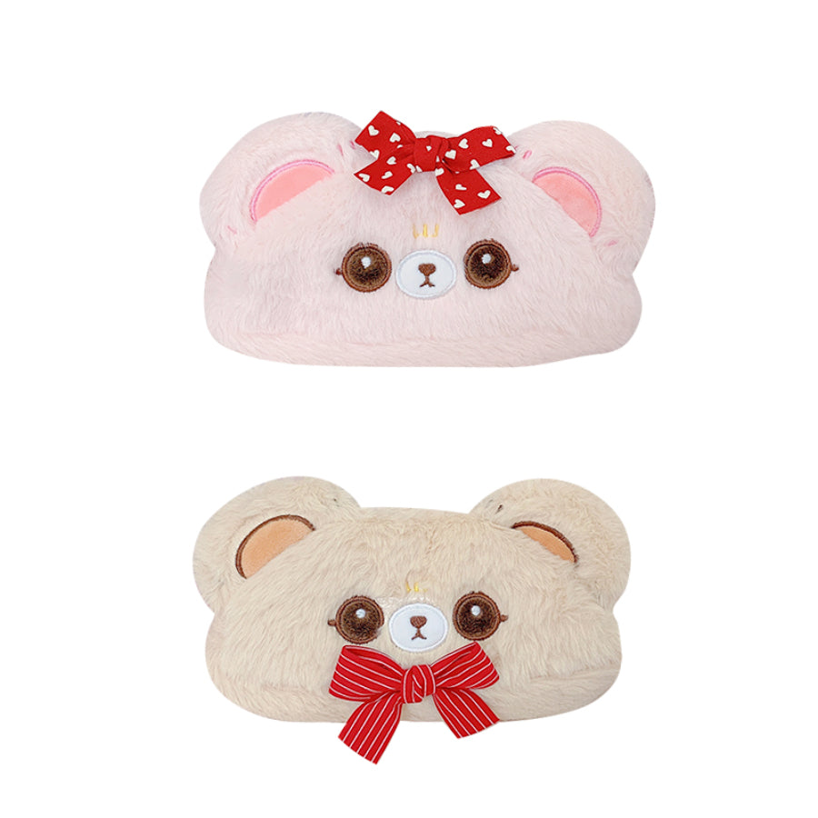 Lovely Lolita Woolen Bear Makeup Bag