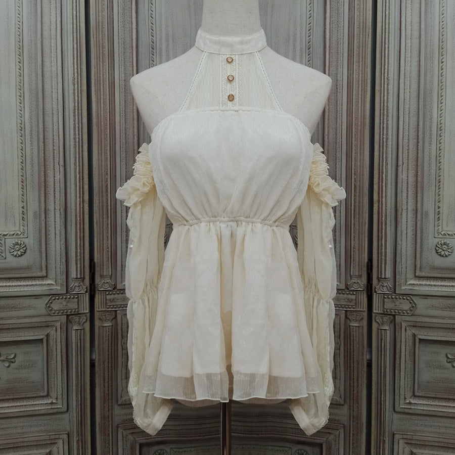 Egypt Style Lolita Thin Neck Shirt