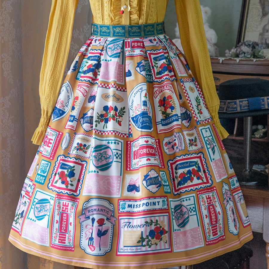 American Style Vintage Daily Lolita Skirt