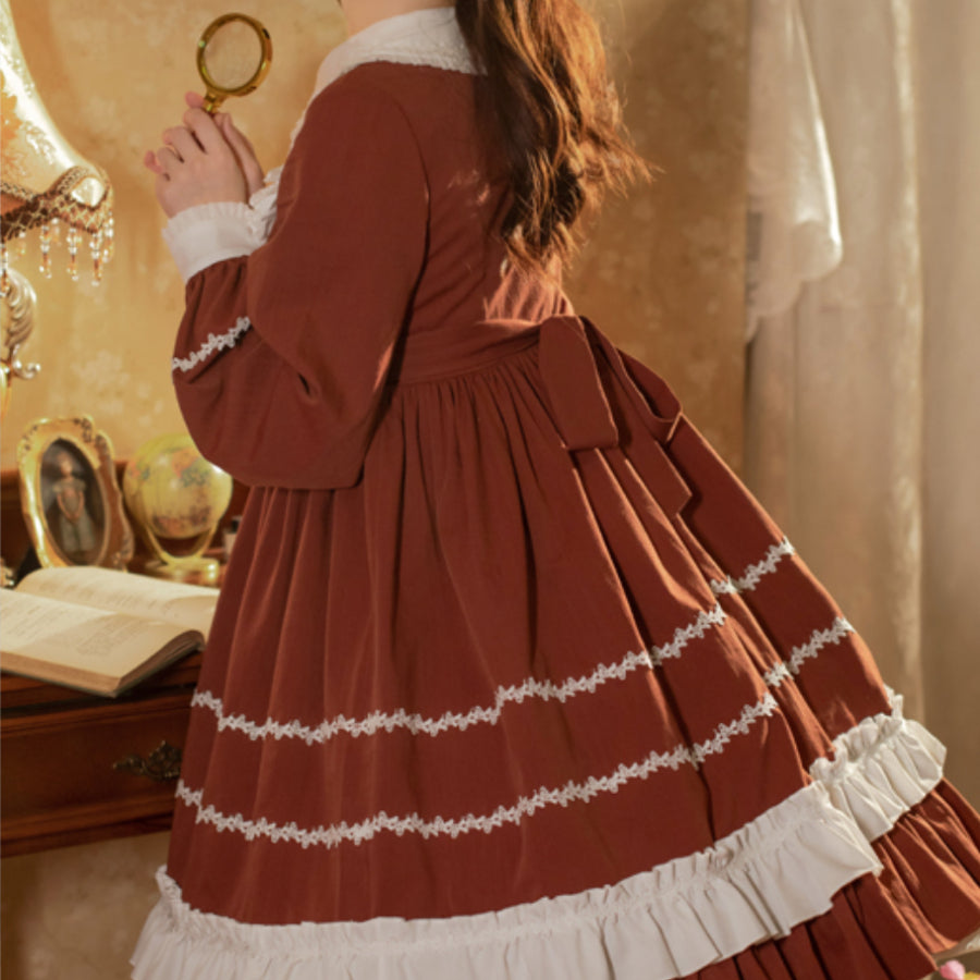 Vintage Daily Princess Lolita Long Sleeve Dress