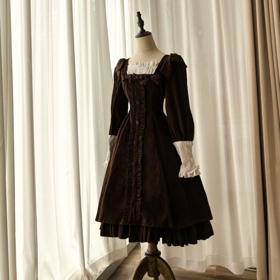 Lovely Elegant Lolita Large Size Slim Dress