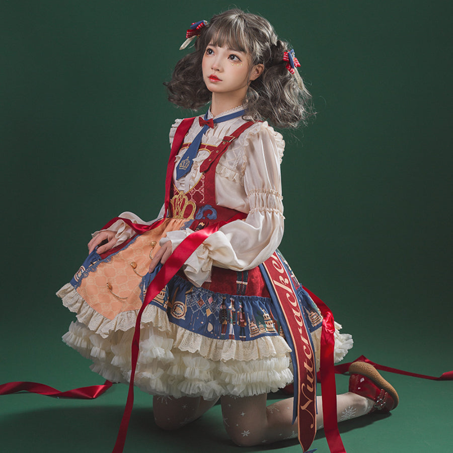 Christmas The Nutcracker Lolita Jumper Skirt Sets