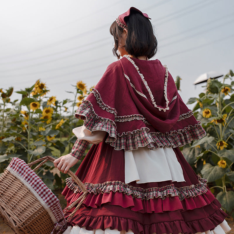 Spring And Autumn Cute Girl Lolita Dress