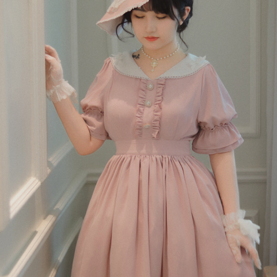 Elegant and Vintage Lolita Slim Dress