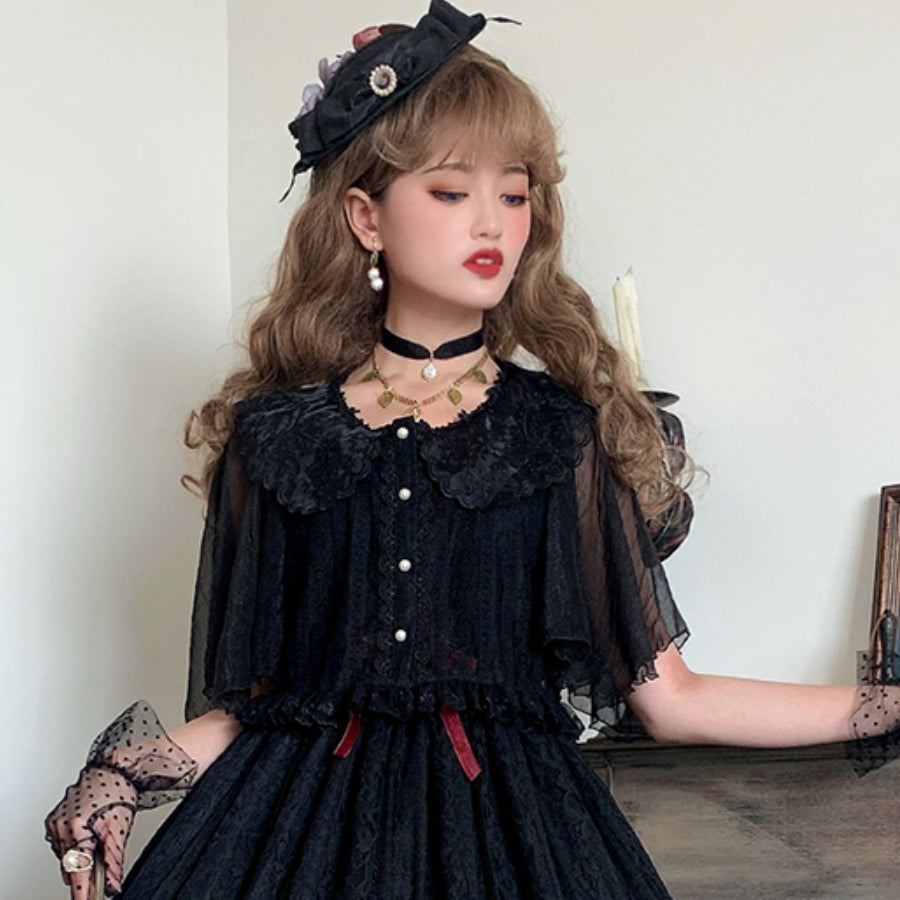 Elegant and Vintage Lolita Smock