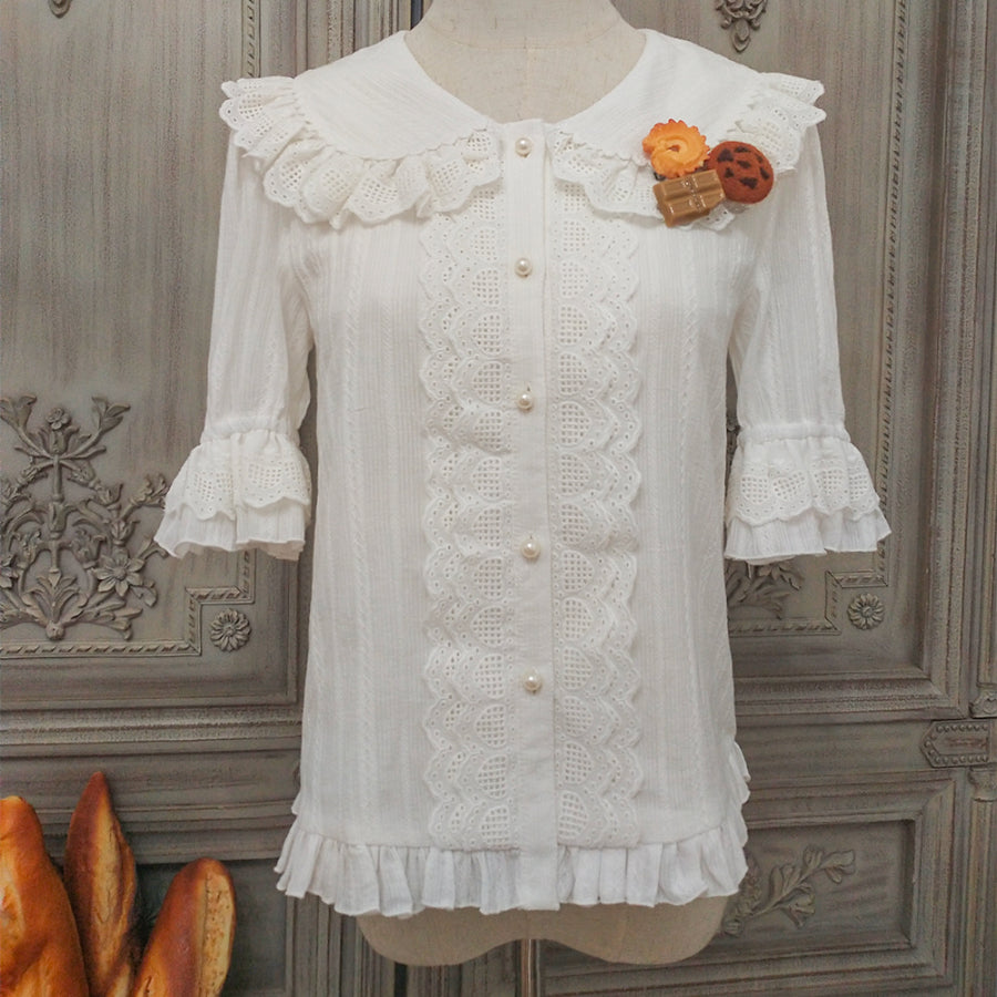 Chocolate Daily Sweet and Lovely Lolita Short Sleeve Shirt