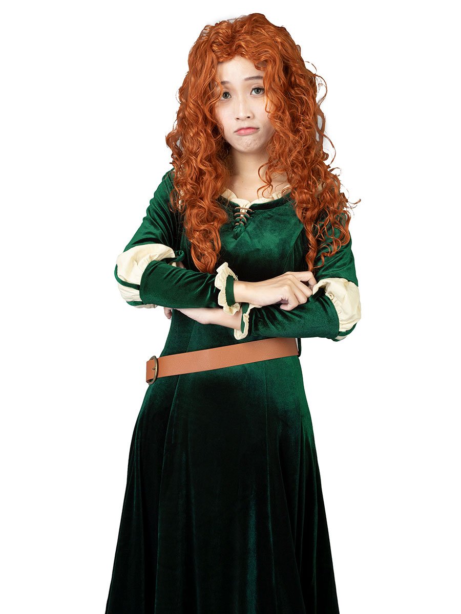 Brave Merida Cosplay Costumes Indigene Retro Dress Mp003883