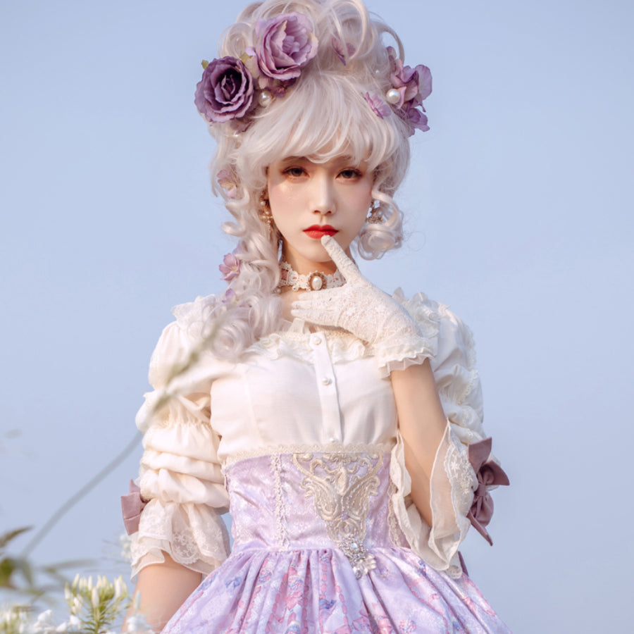 Elizabeth Elegant and Vintage Lolita Long Sleeve Shirt