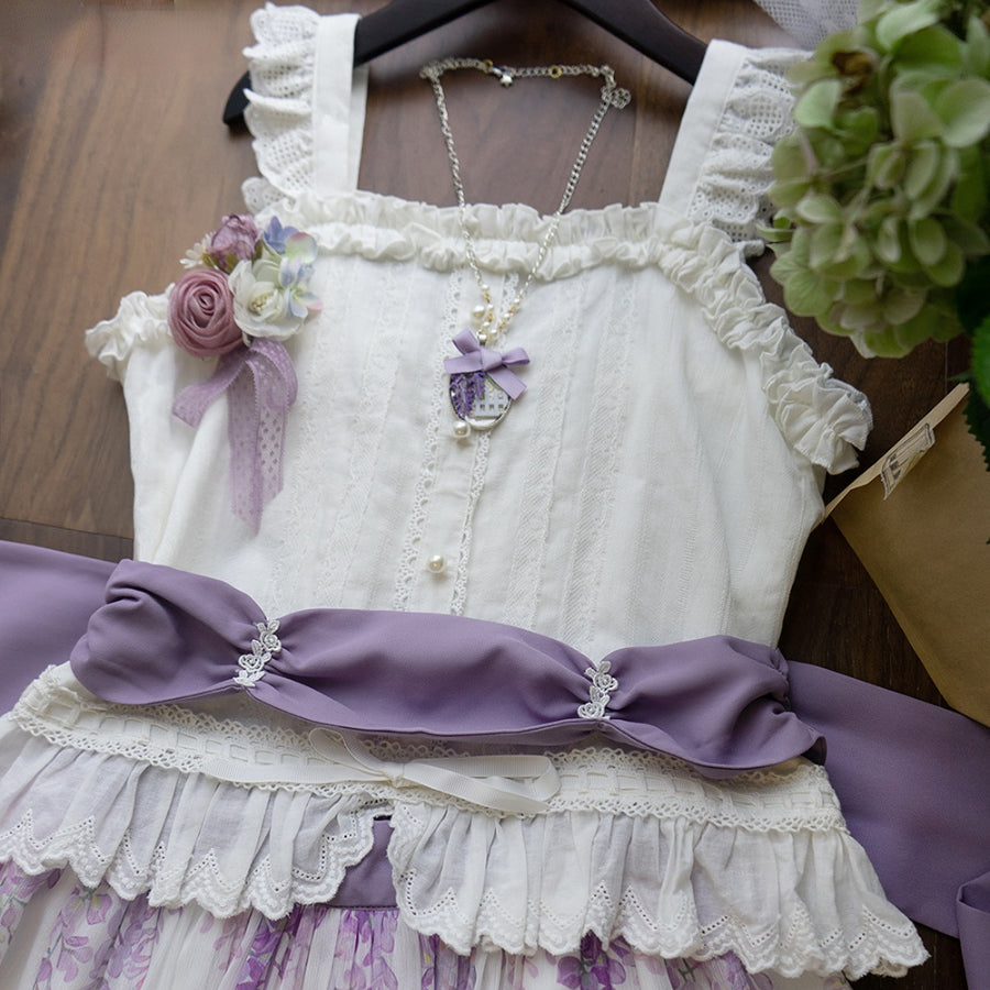 Elegant Daily Lolita Cotton Spaghetti Strap