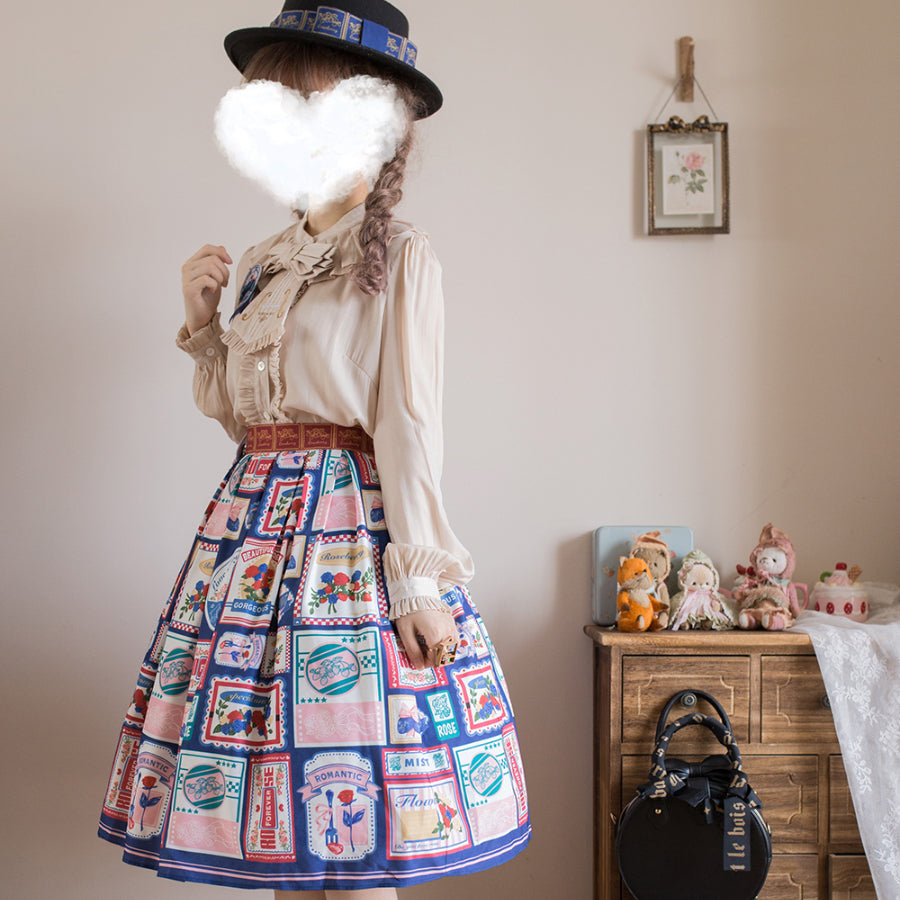 American Style Vintage Daily Lolita Skirt