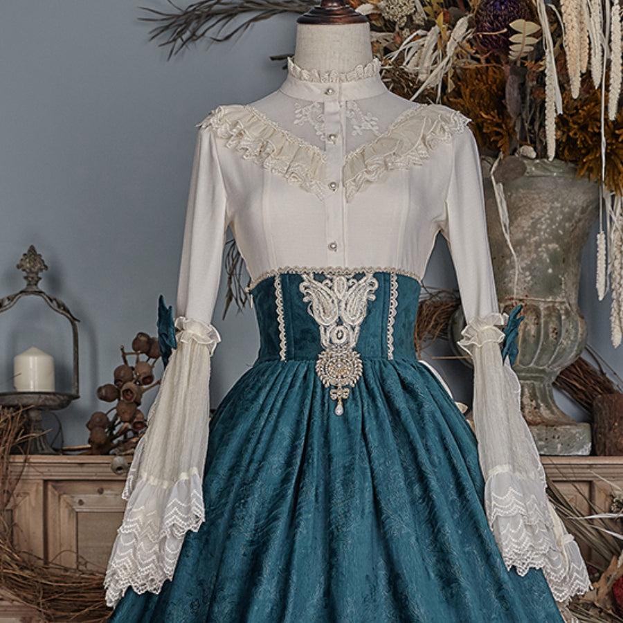 Elizabeth Elegant and Vintage Lolita Long Sleeve Shirt