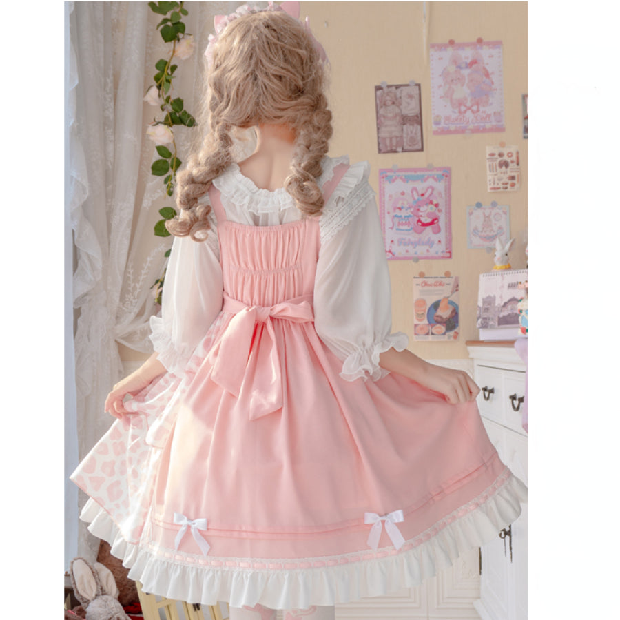 Daily Lovely Cat Paw Lolita Jumper Skirt