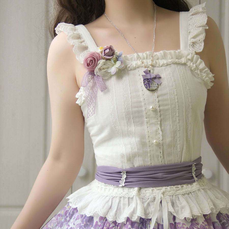 Elegant Daily Lolita Cotton Spaghetti Strap