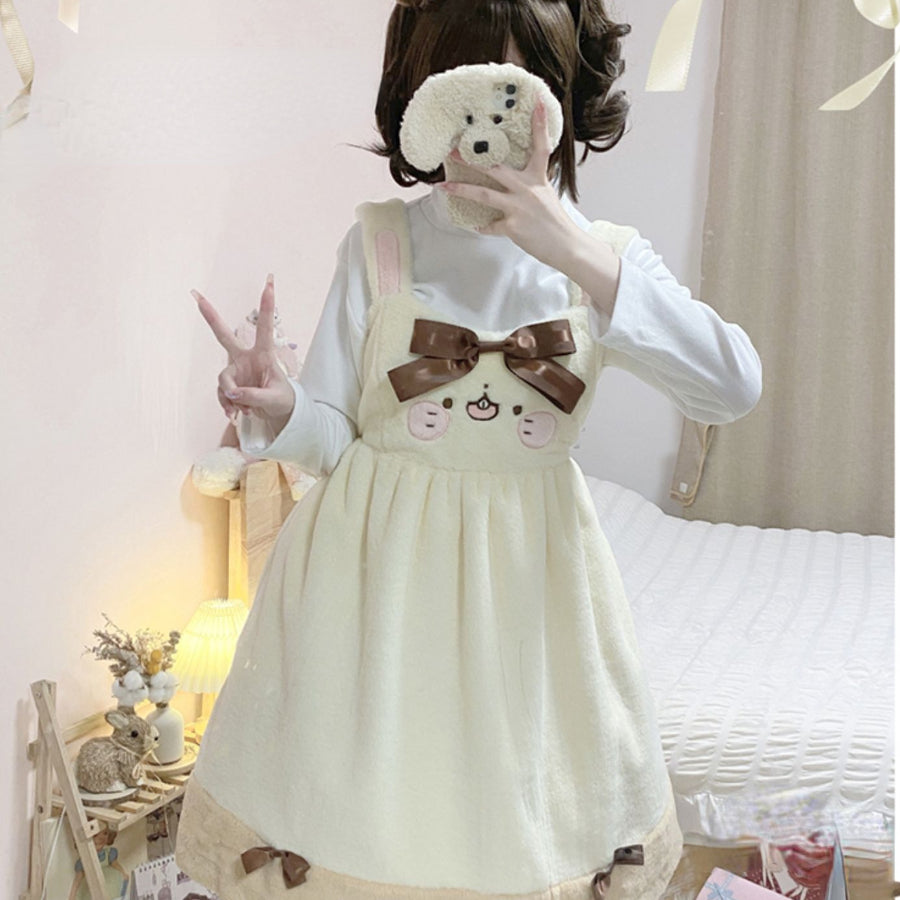 Sweet and Lovely Lolita Woolen Jumper Skirt