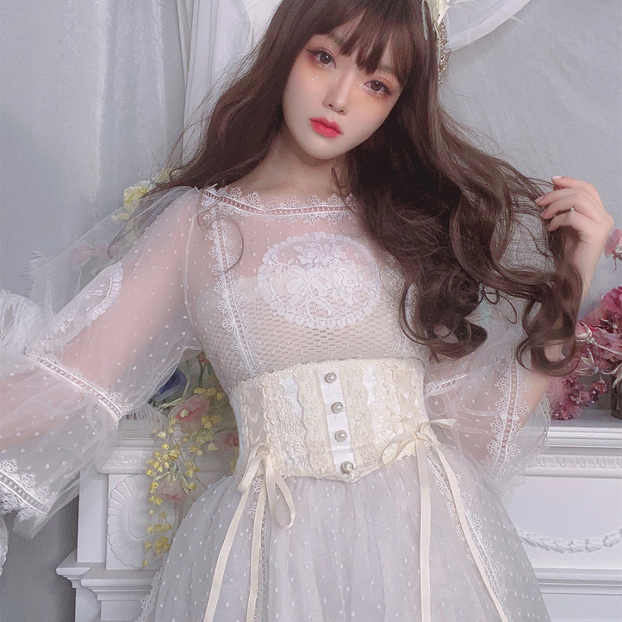 Elegant and Classic Lolita Lace Corset