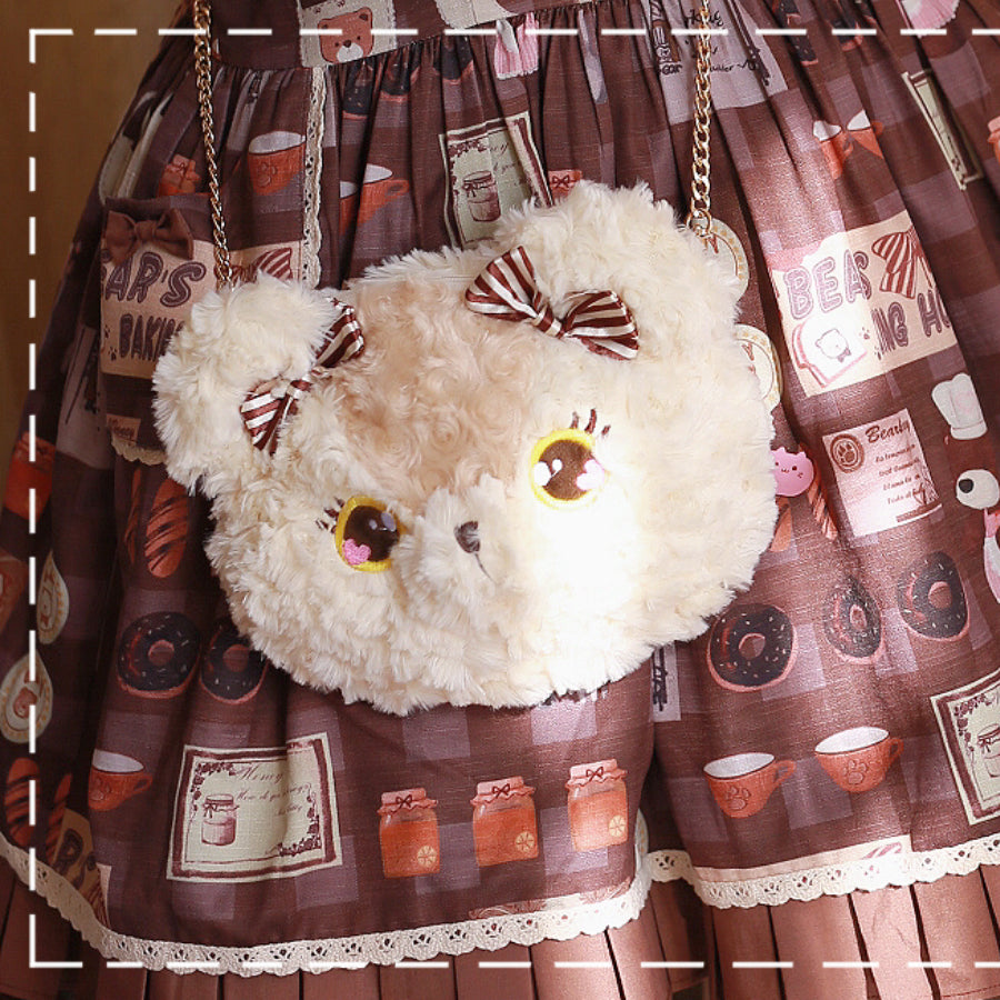 Lovely Lolita Bear and Rabbit Crossbody Bag