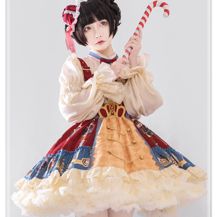 Christmas The Nutcracker Lolita Jumper Skirt Sets