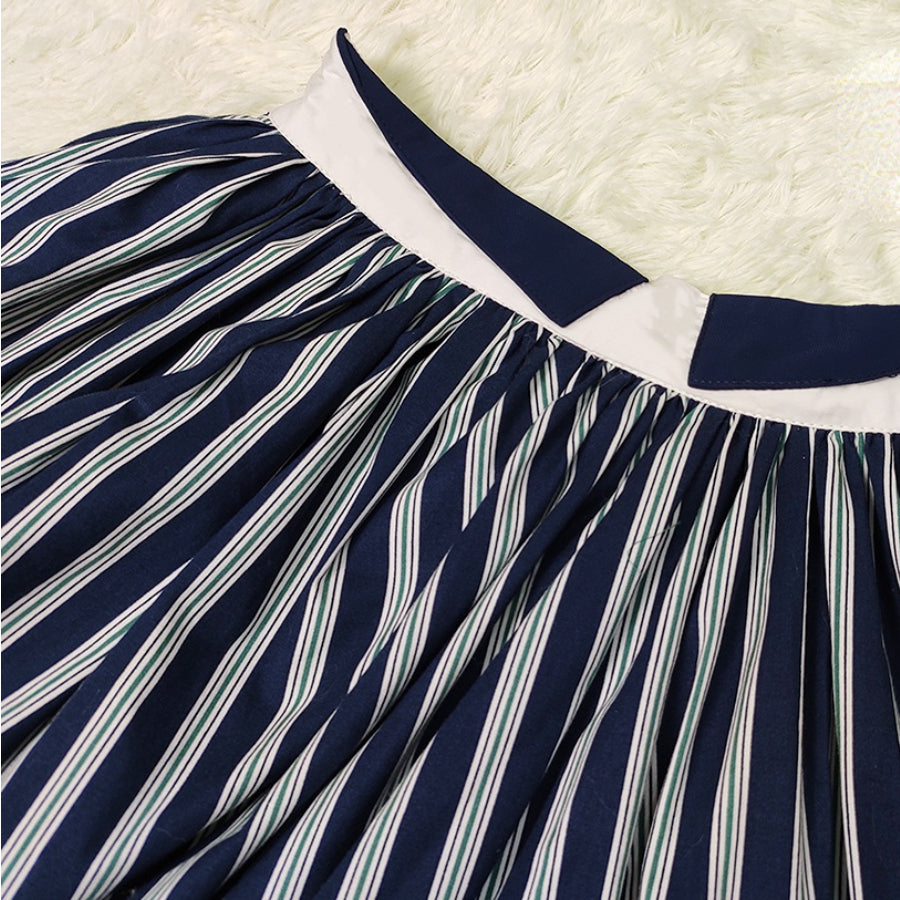 Summer Stripe Sailor Top and Skirt