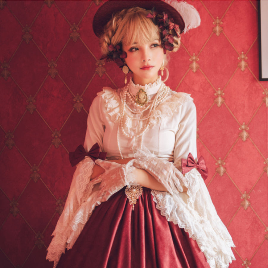 Elizabeth Elegant and Vintage Lolita Long Sleeve Shirt