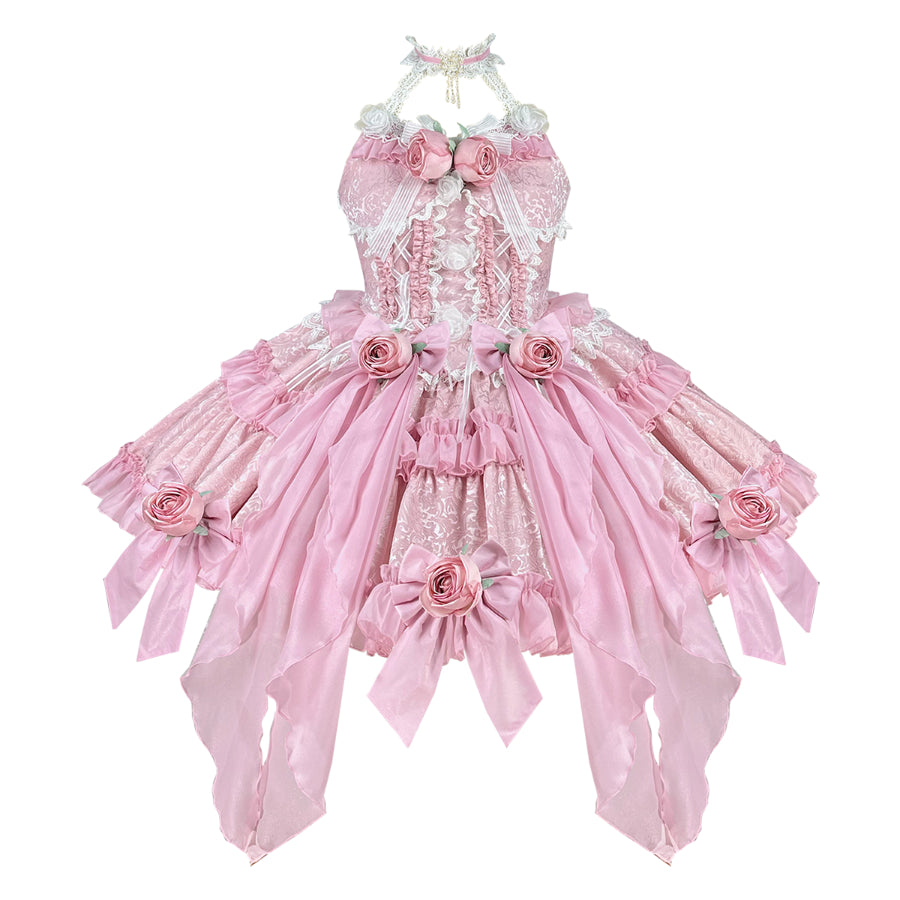 Original Sweet Fairy Rose Lolita Princess Dress Sets S22634