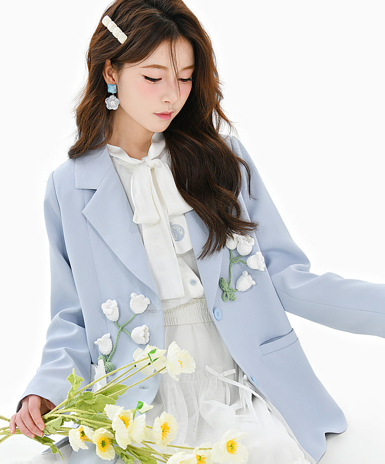 Autumn Sweet Campanula Suit Coat S22382