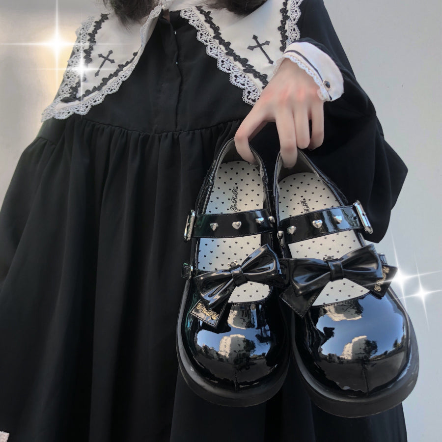 Original Lolita Round Toe Thick Soled Shoes