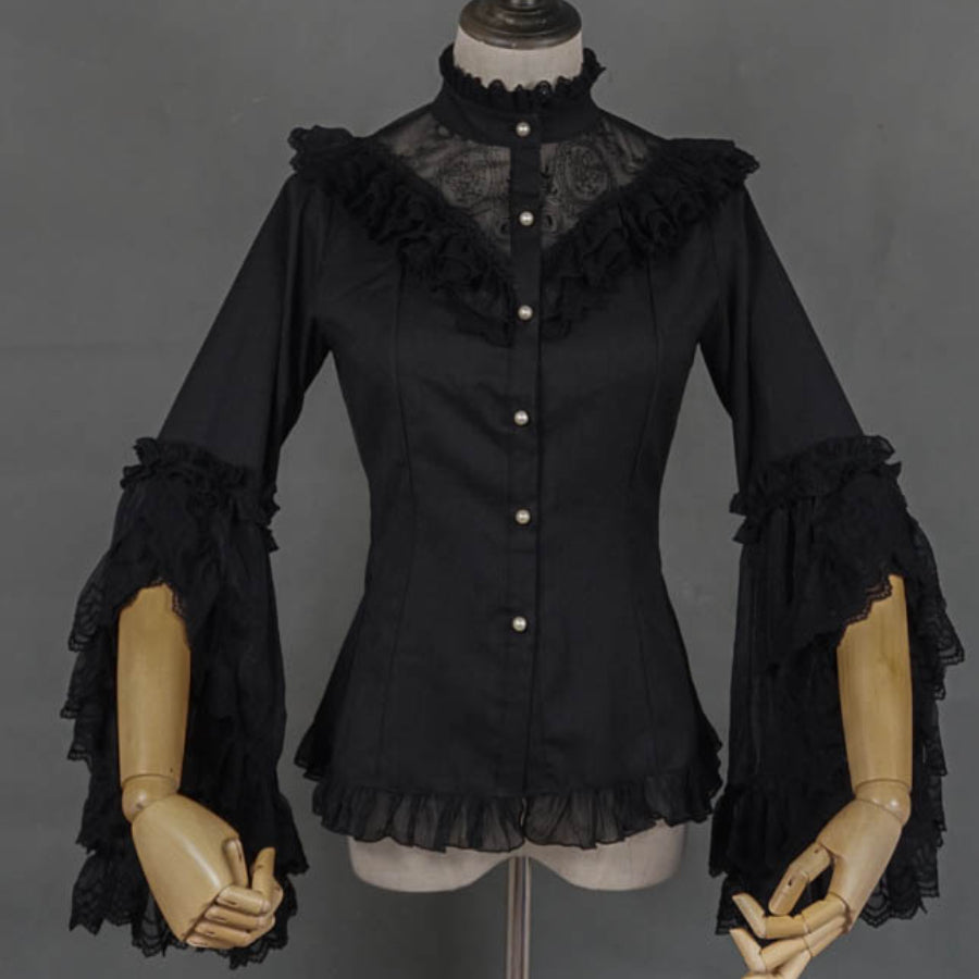 Elizabeth Elegant and Vintage Lolita Long Sleeve Shirt