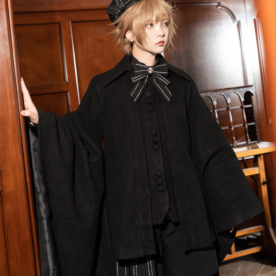 PRE-SALE Original Vintage Loose Prince Autumn Winter Woolen Coat