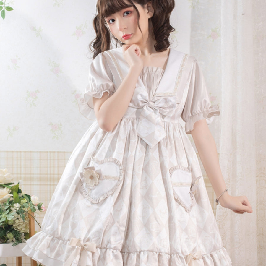 Alice Lovely and Soft Lolita Short Sleeve Dress