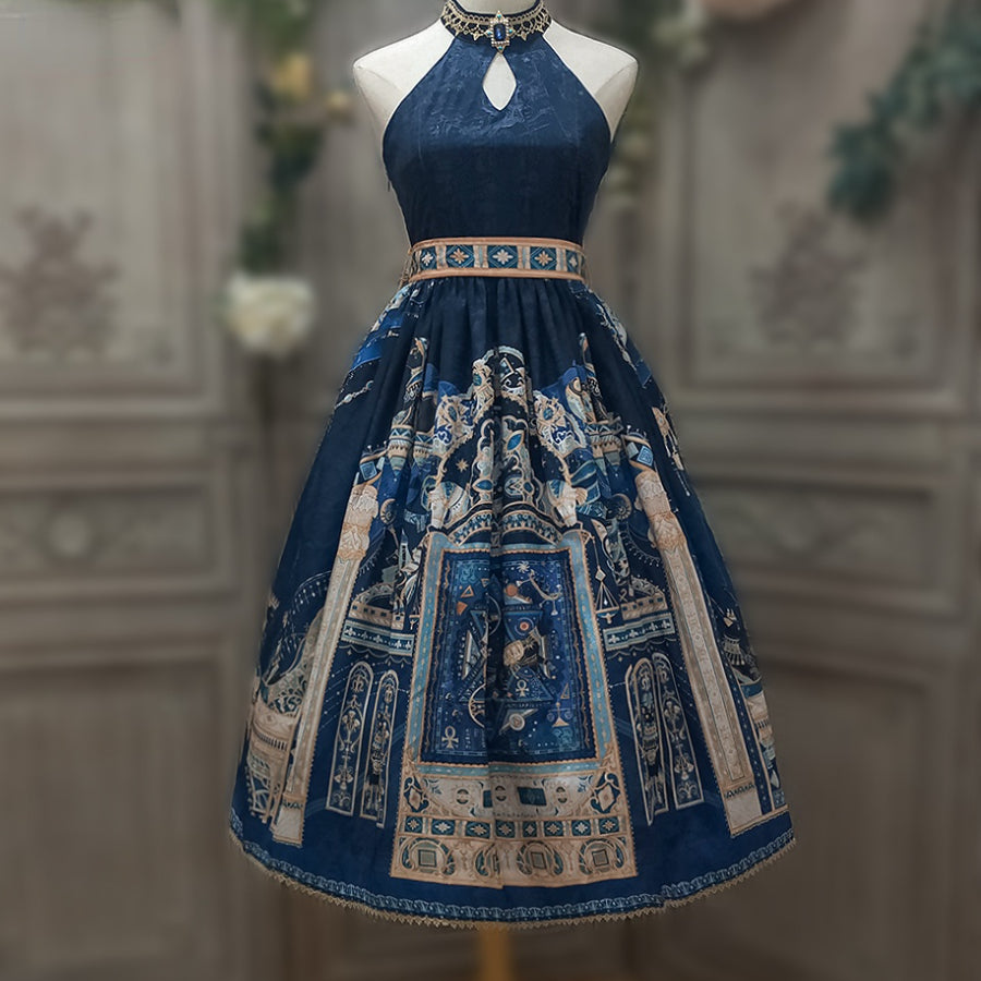 Egypt Style Lolita Backless Neck Dress