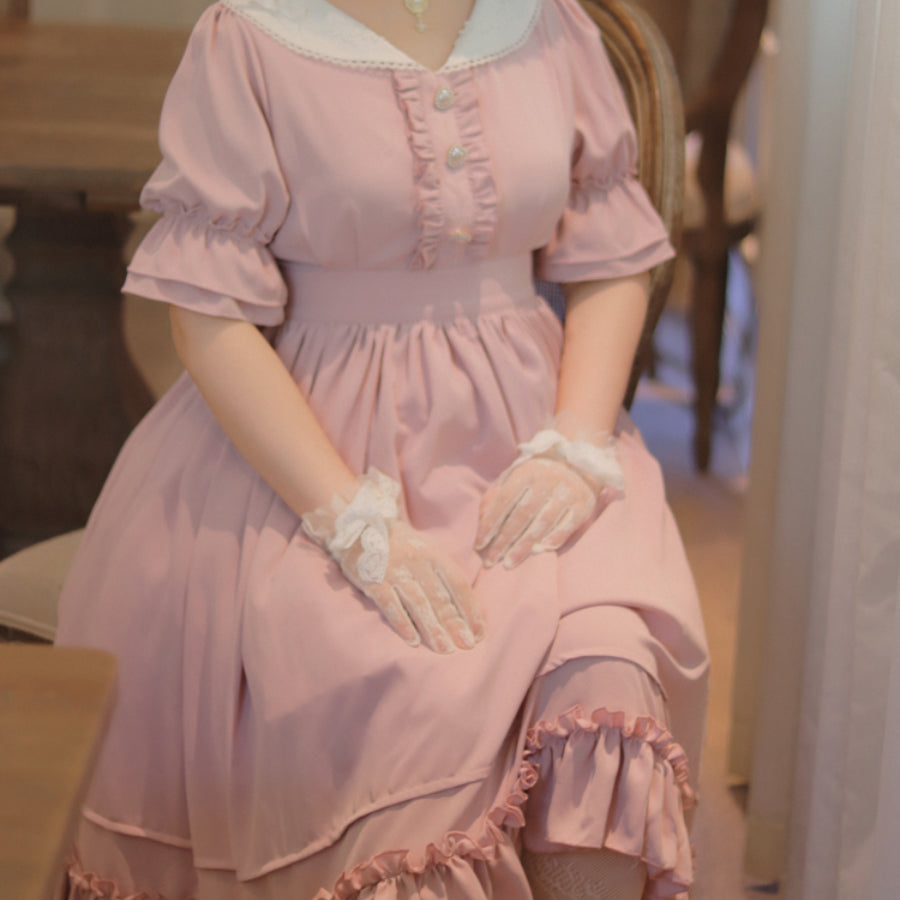 Elegant and Vintage Lolita Slim Dress