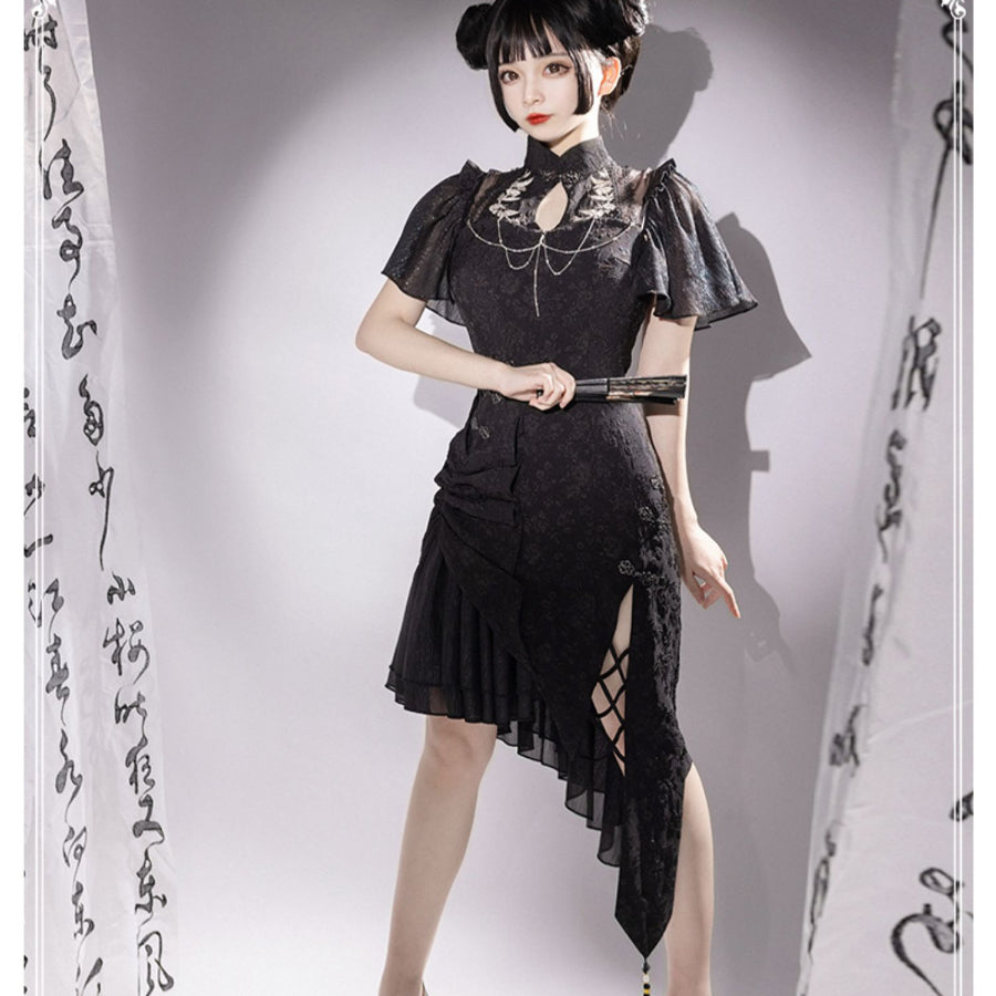 Chinese Elegant Classic Lolita Cheongsam Dress Sets