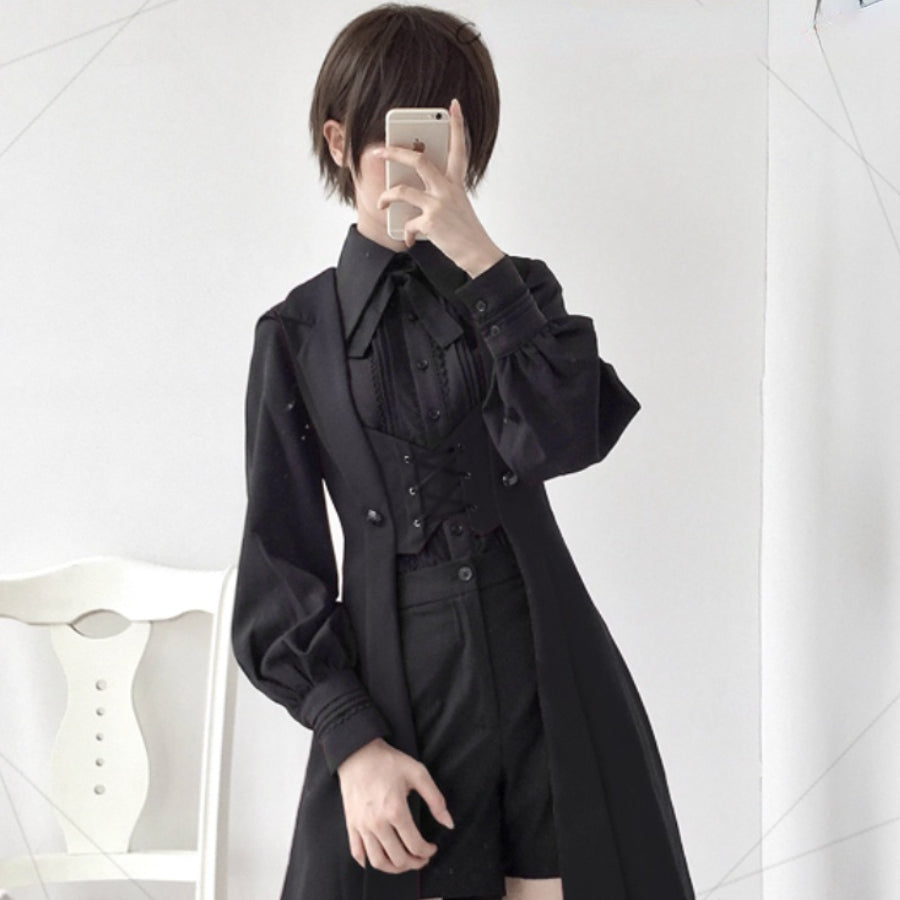 PRE-SALE Medieval Retro Dark Handsome Lolita Long Vest