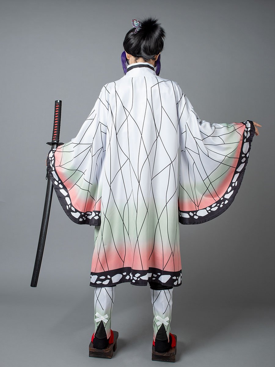 cosfun Demon Slayer : Kimetsu no Yaiba Kochou Shinobu Cosplay Costume