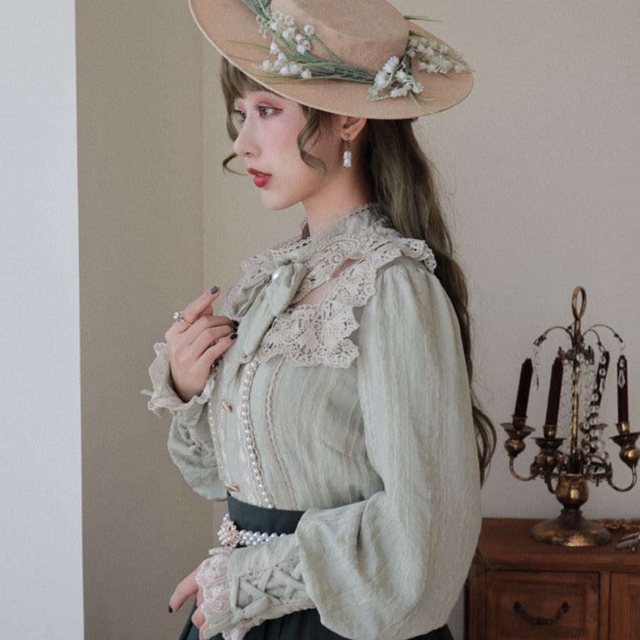 Daily Elegant Vintage Lolita Skirt and Shirt