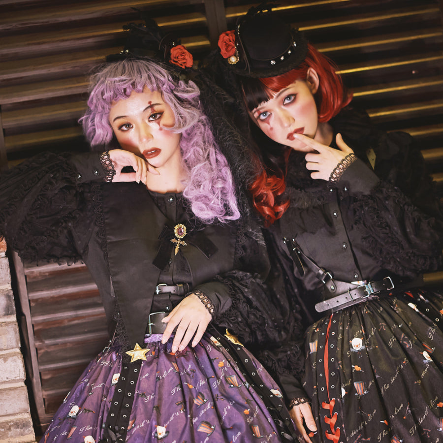 Halloween Gothic Lolita Long Sleeve Shirt S22701