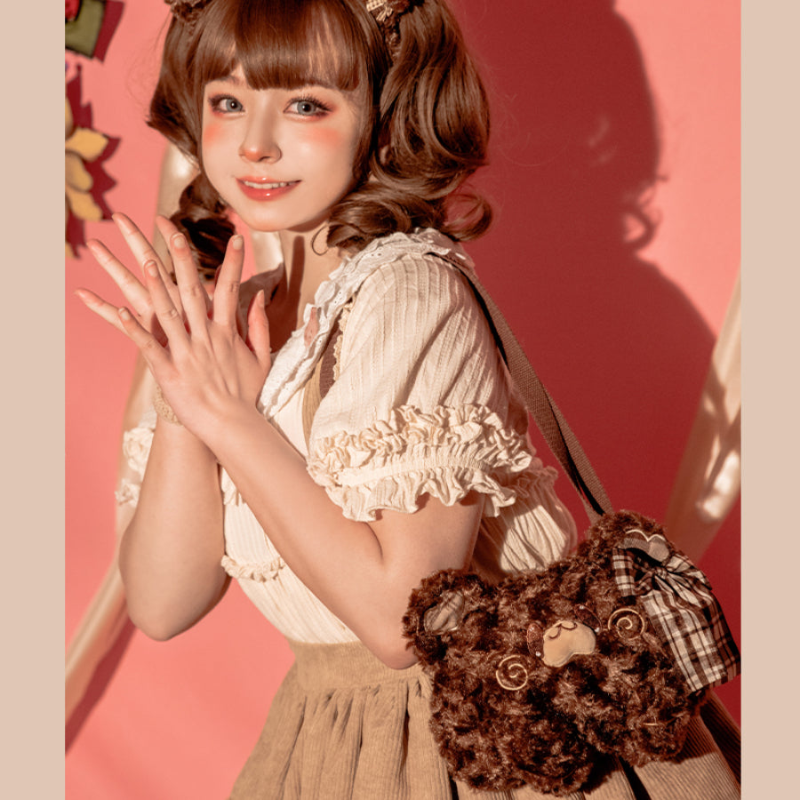 Lovely Lolita Lazy Bear Crossbody Bag