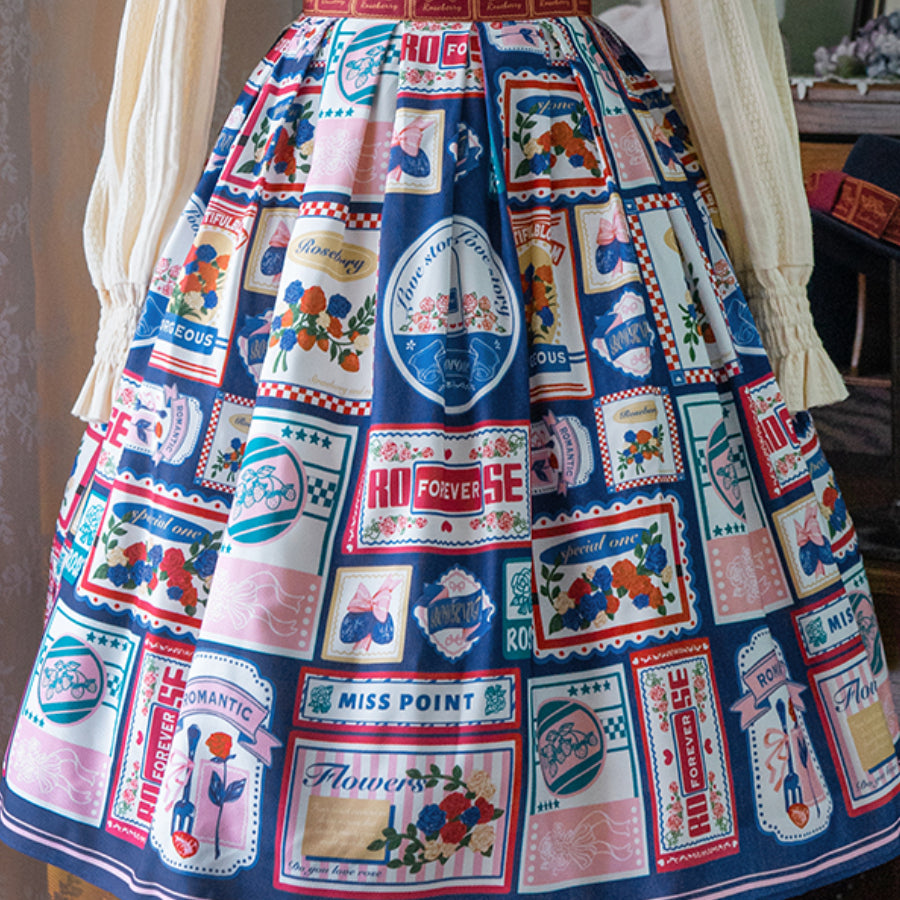 American Style Vintage Daily Lolita Skirt