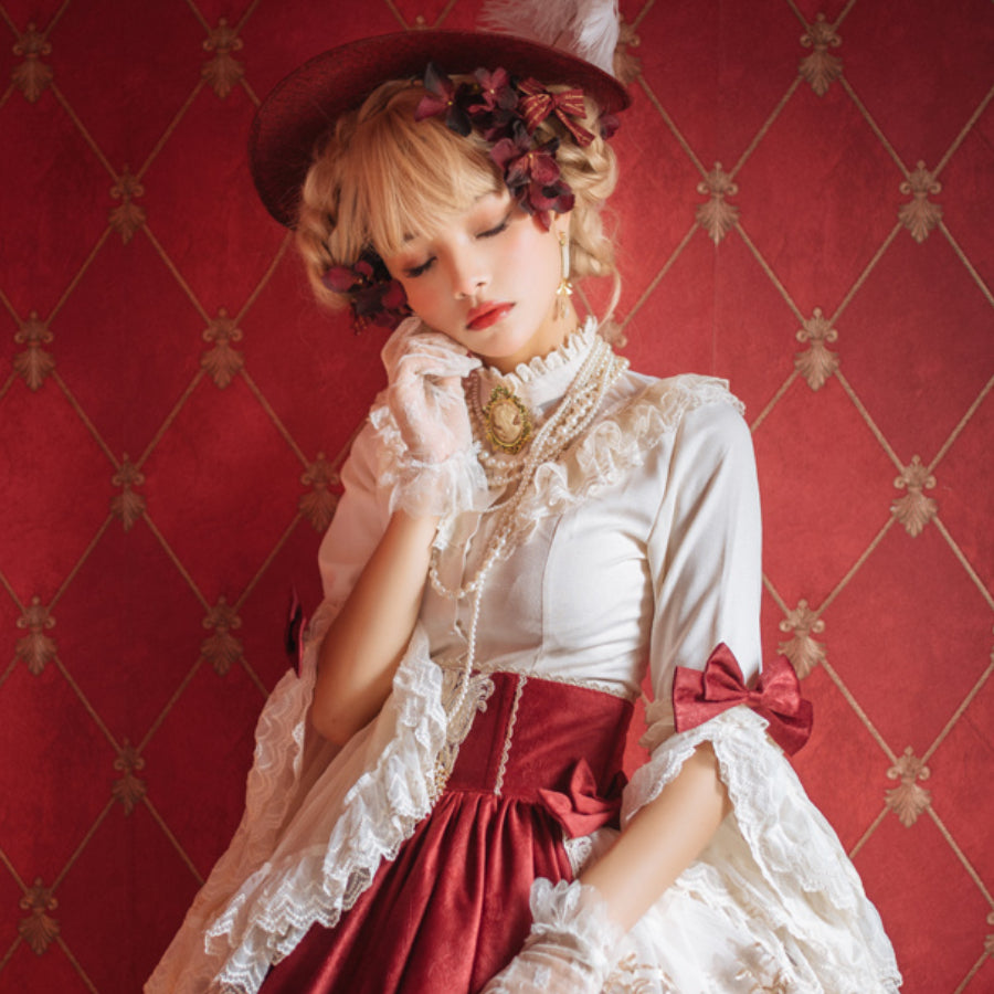 Elizabeth Elegant and Vintage Lolita Long Sleeve Shirt