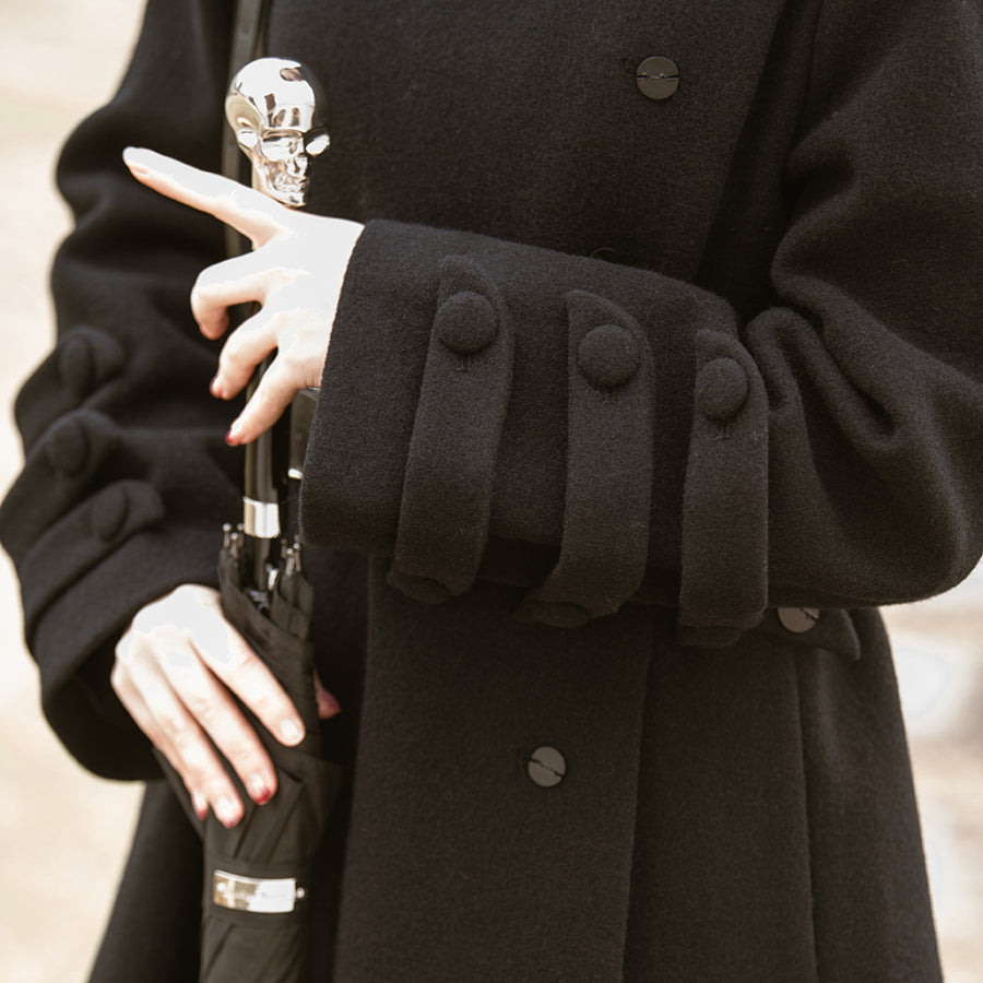 Winter Mid-length Slim Woolen Coat