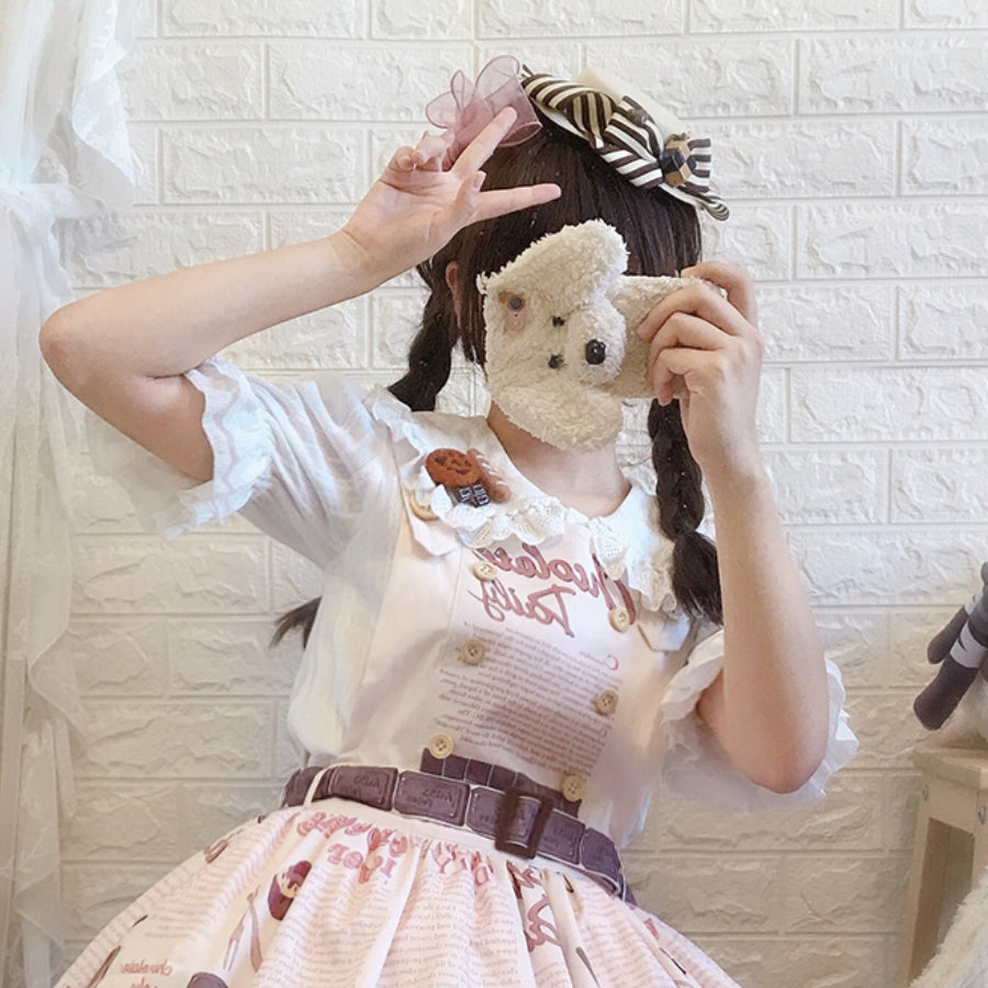 Chocolate Daily Sweet and Lovely Lolita Short Sleeve Shirt