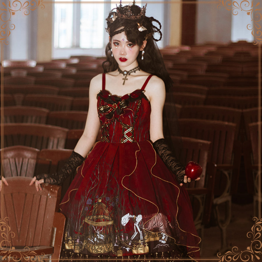 Vintage Elegant Gothic Lolita Slip Dress