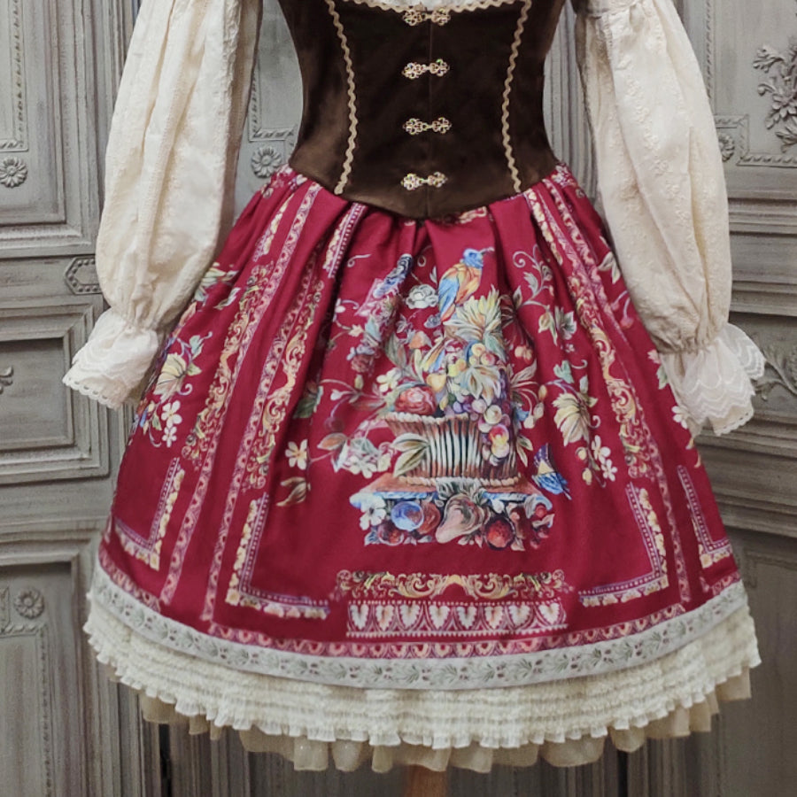 Bavaria Style Elegant Lolita Short Skirt