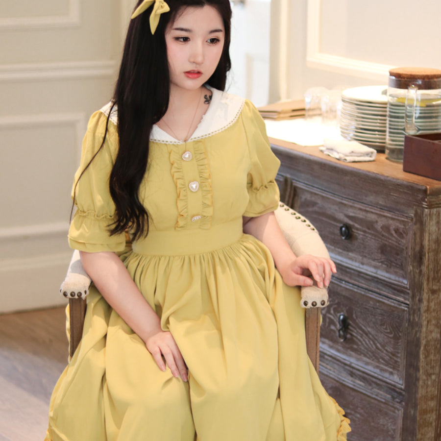 Elegant and Vintage Lolita Slim Dress