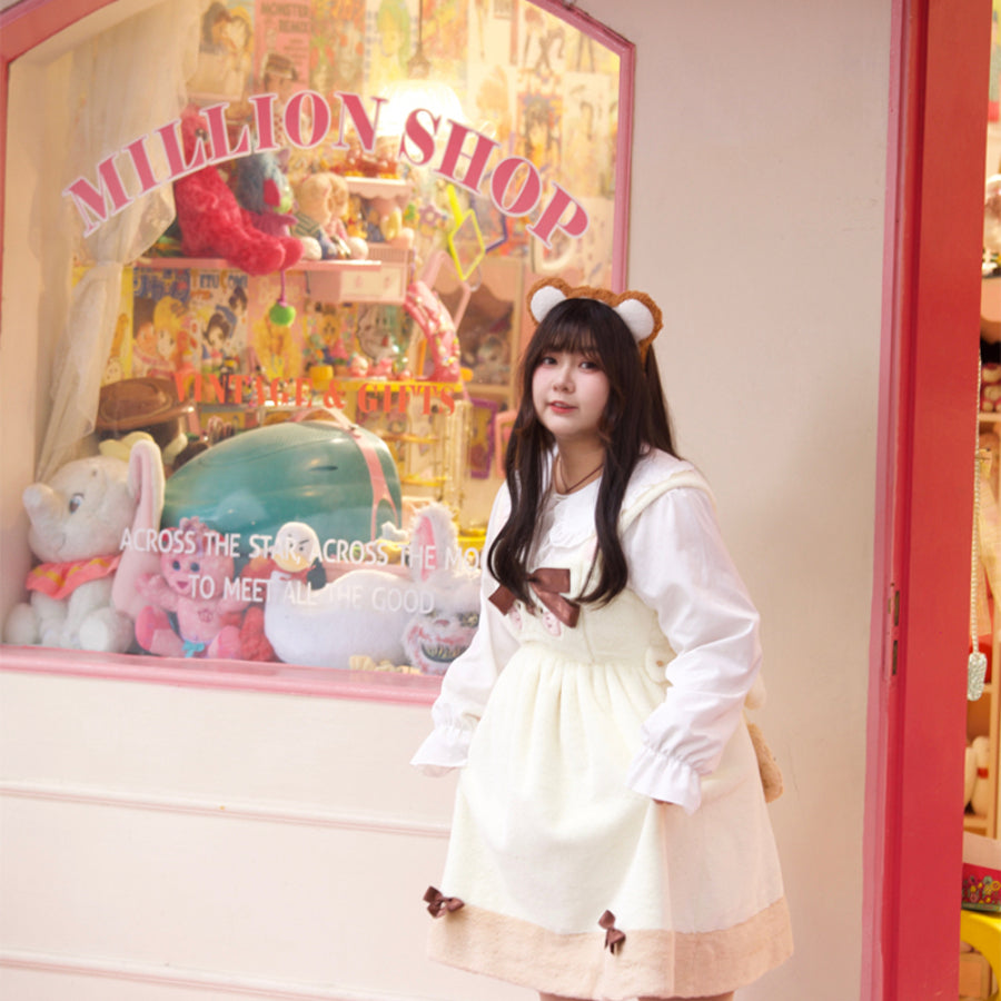 Sweet and Lovely Lolita Woolen Jumper Skirt